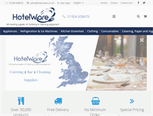 Tablet Screenshot of hotel-ware.co.uk